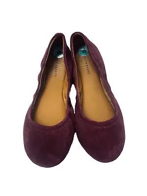 Nwt Lucky Brand Purple Soft Velvet Ballet Flats - Women’s Size 8 • $23.99