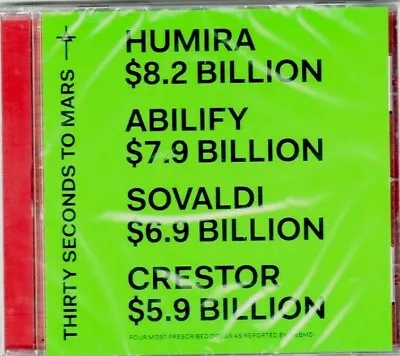 Thirty Seconds To Mars - America  NEW SEALED CD  Humira Abilify Cover ( TSTM ) • £5.45