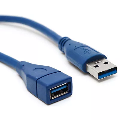 $7 • Buy 1.5M USB 3.0 High Speed Extension Cable A Male To A Female Lead Extender