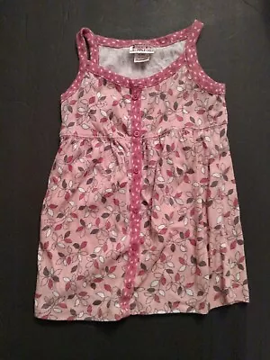 Mossimo Supply Co. Girls Pink Shirt With Plant Design Size-M(7/8) • $7.49