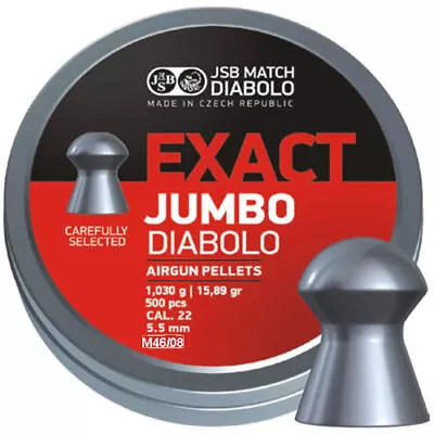 JSB Match Diabolo - Exact Jumbo Diabolo .22 - 5.515.52 - Airgun Pellets • £4.50