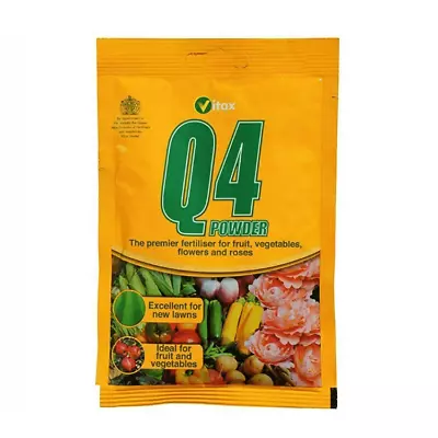 Vitax Q4+ Natural Fertilizer  0.9kg Pouch • £7.80