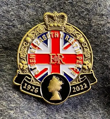 £3.99 • Buy 2022 Queen Elizabeth II Rest In Peace Enamal Pin Badges Memorabilia Souvenirs ER