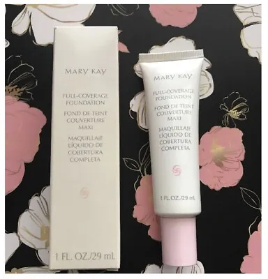 New In Box Mary Kay Full Coverage Foundation Ivory 200 Normal/Dry -Pink Cap • $25.07