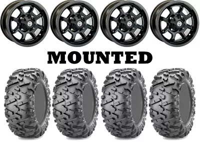 Kit 4 Maxxis Bighorn 2.0 Tires 25x8-12/25x10-12 On Moose 415X Matte Black CAN • $1265.18