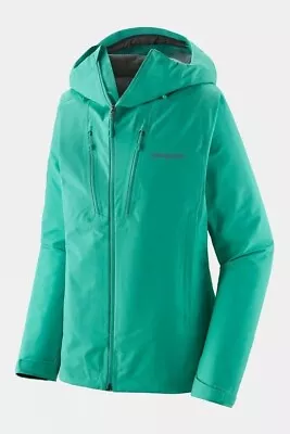 PATAGONIA Womens Triolet Gore-Tex Waterproof Ski Jacket XS Green | BNWT RRP £390 • $246.28