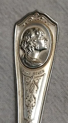 Vintage ONEIDA Spoon Silent Film Movie Star Pola Negri Silver Plate • $14.95