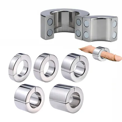 Mens Ball Stretcher Weight Heavy Magnetic Stainless Steel Ball Stretching Weight • $17.22