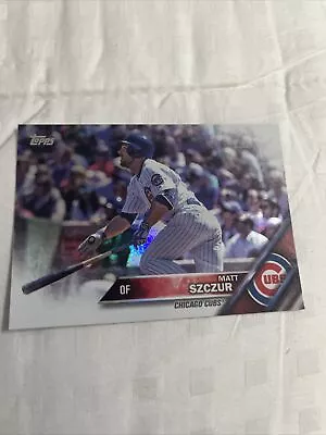 2016 Topps Update Rainbow Foil Matt Szczur #US12 Chicago Cubs • $1.99