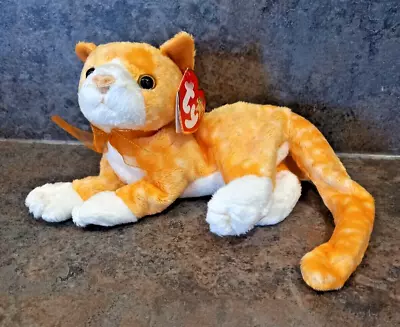£9.99 • Buy Ty Beanie Banies Tabs The Tasbby Cat, Mint With Tags, 2001, Retired