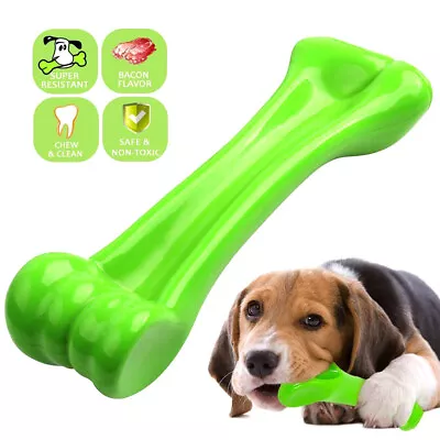 $13.49 • Buy 1Pc Pet Dog Chew Toys Aggressive Chewers Indestructible Bone Toy For Puppy/Dog