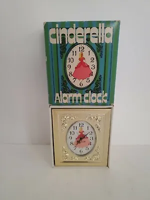 $79.20 • Buy Vintage Disney Cinderella Wind-Up Alarm Clock  - Bradley West Germany 1971 RARE