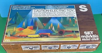 Marklin Mini-Club Z Gauge Train Set 8907a 1978 In Original Box With Paperwork • $99