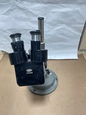 Vintage Olympus Tokyo 205606 Stereo Microscope + Heavy-Duty Boom Stand 360° • $199