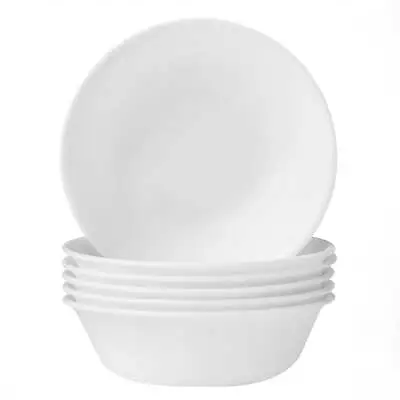 Winter Frost White Soup Bowls Set Of 6 • $19.19