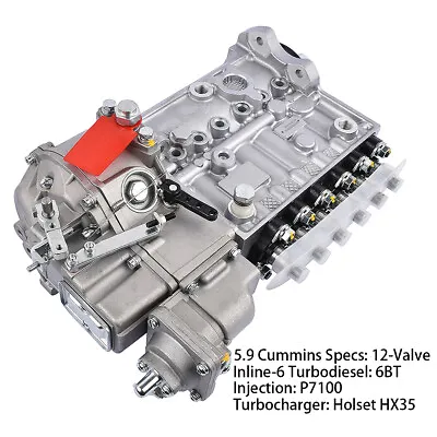 Fuel Injection Pump For 96-98 Cummins 3931538 5.9L Diesel 12V 3931537 P7100 Pump • $816