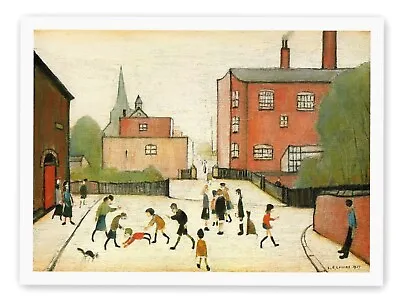 Ls Lowry Children Playing Failsworth Splendid Mounted Print 15 Years Old Perfect • $18.67