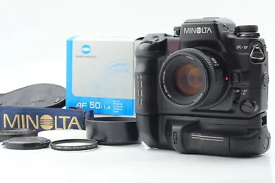 SSM [MINT W/VC-9M DM-9] Minolta α-9 A-9 Film Camera Late AF 50mm F1.4 Lens JAPAN • $1399.99