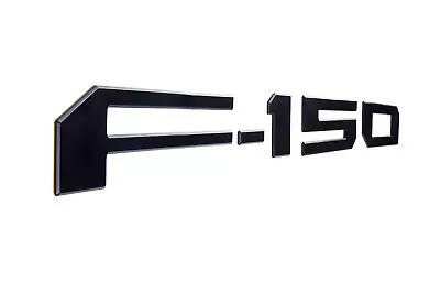 21-23 Ford F150 Rear Back Tailgate Inserts Decals Letters Stickers - MATTE BLACK • $11.90