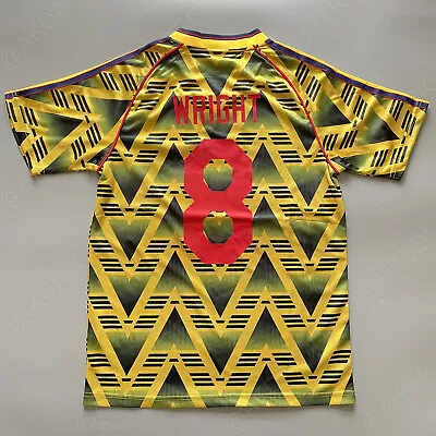 £29.99 • Buy Vintage 1991-93 Arsenal Away Bruised Banana Shirt Retro Football Jersey WRIGHT 8