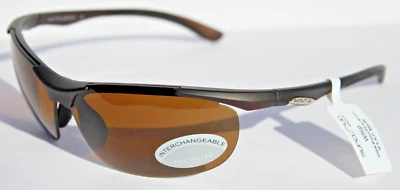 $39.99 • Buy SUNCLOUD Whip POLARIZED Matte Brown/Brown/Rose 2 Lens NEW Smith Sport $55