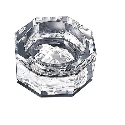 Versace By Rosenthal Germany   Medusa Crystal  Ashtray 3 1/4  Inch. Stunning! • $238