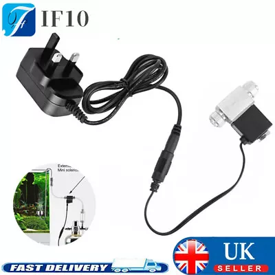 For Aquarium Fish Tank Aquarium CO2 Solenoid Valve CO2 System Regulator DC12V  • £15.95