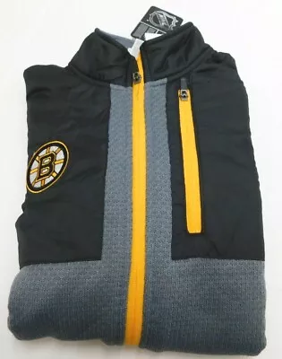 NHL Bruins Men's Full Zip Sweater Jacket Size M • $53.06