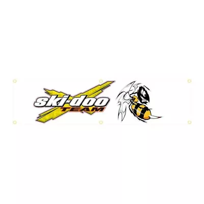 Ski Doo Snowmobile Killer Bee Flag Banner 1.5 X 6FT Performance • $12.89