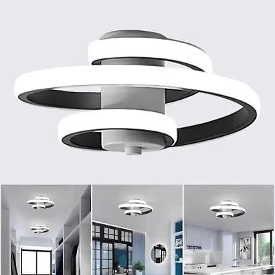 Modern Ceiling Lights Chic LED Chandeliers Living Dining Room Bedroom Porch Lamp • £16.73