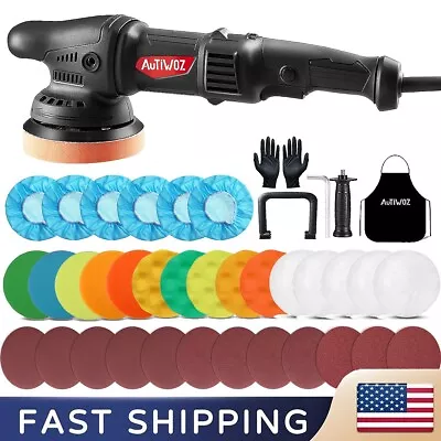 Dual Action Car Polisher Buffer Machine Orbital DA Polishing Sander 5  Pad Kit • $67.69