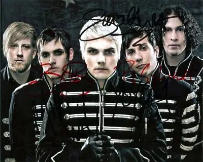 My Chemical Romance SIGNED AUTOGRAPHED 10  X 8  REPRODUCTION PHOTO PRINT • $12.62