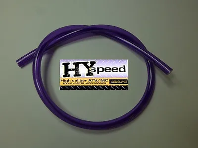 HYspeed PVC Fuel Gas Line 5/16  ID X 7/16  OD 3' Solid Purple Motorcycle ATV • $9.30