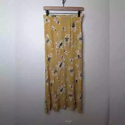 O'Neill Yellow Maxi Skirt With Side Slits | Size Small • $13.50