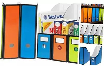 - SimpleHouseware Classroom Magazine File Holder Organizer Box 6 Pack Color • $23.70