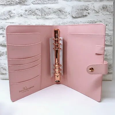 A5 Organiser A5 Filofax Compatible Planner File - Peachy Pink • £19.99