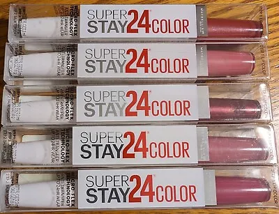 Maybelline Super Stay 24 Hour Lip Color 2 Step Liquid Lipstick ~ You Choose • $8.95