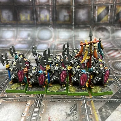 Warhammer The Old World Chaos Warriors X12 Well Painted Halberd Oldhammer • $95