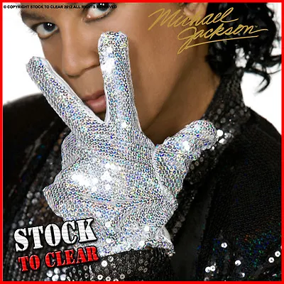 OFFICIAL MICHAEL JACKSON SEQUIN GLOVE Wholesale Lot • £2.50