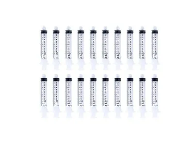 $11.79 • Buy 20 Pack Plastic Sterile Syringe Luer Lock With Measurement, No Needle (10 ML)
