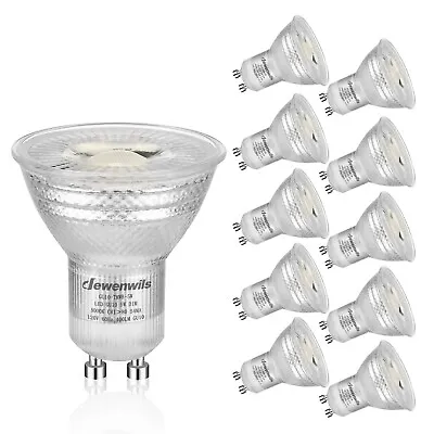 DEWENWILS 10-Packs GU10 LED Dimmable Bulb 400LM 5000K Daylight Track Bulb • $17.84