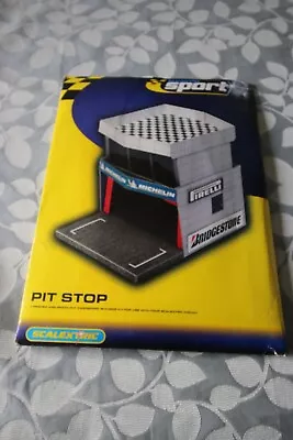 Scalextric Sport PIT STOP Printed And Ready Cut Cardboard Kit - Opened But Compl • £9.65