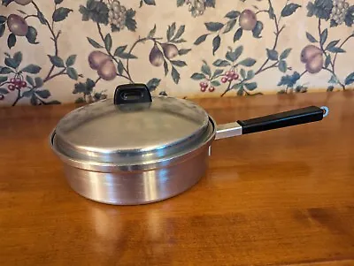 Vintage Flavo-seal Cast Aluminum  4 Egg Poacher Pan With Lid (one Quart  • $30