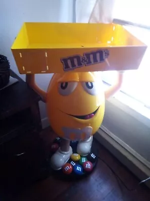 M & M Collectible Character YELLOW 4 FT  Display  With Tray • $285