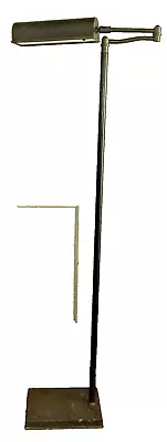 Floor LAMP Library Reading Brass Industrial Steampunk C1955 Art Deco 53 T • $875