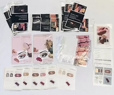 Huge Lot Of 104 New Mary Kay Sample Cards Lipstick Eye & Cheek Color ~ Must See • $44.06