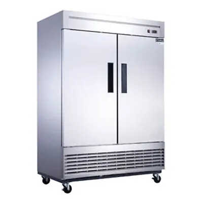Dukers Appliance Co D55F 55  Two Section Solid Door Reach-In Freezer • $3697