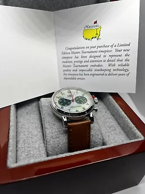 NEW! 2024 Masters LIMITED EDITION WATCH AUGUSTA NATIONAL GOLF COURSE 1387/1500 • $650