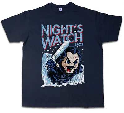 Night's Bros T-Shirt Game Watch Jon Of The Wall Snow Fun Sword Ice Thrones • £21.59