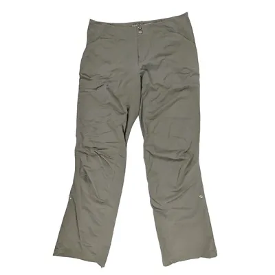 Mountain Hardwear Convertible Hiking Pant Women's 10 Lightweight Outdoor Green • $18.95